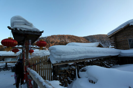 雪鄉(xiāng) 雙峰林場(chǎng) 中國(guó)雪鄉(xiāng) 雪景