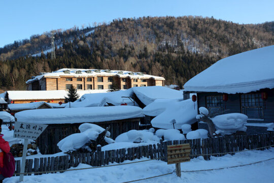 雪鄉(xiāng) 雙峰林場(chǎng) 雪景 白雪