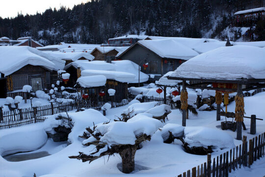 雪鄉(xiāng) 雙峰林場(chǎng)
