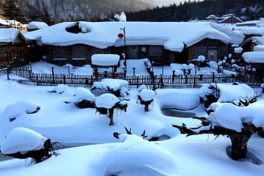 雪鄉(xiāng) 雙峰林場 雪景 白雪 鄉(xiāng)