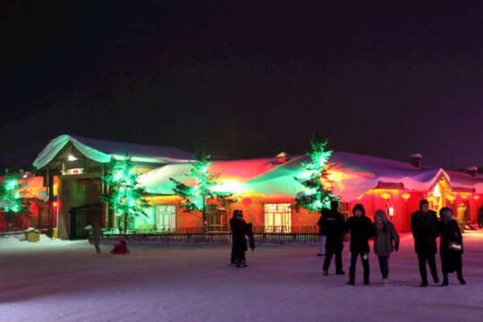 雪鄉(xiāng) 夜景