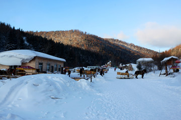雪鄉(xiāng) 雙峰林場(chǎng) 雪景 白雪 鄉(xiāng)