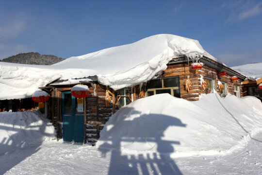 雪鄉(xiāng) 雙峰林場(chǎng) 雪景