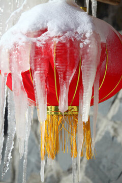雪鄉(xiāng) 雙峰林場(chǎng) 春節(jié) 冰溜子