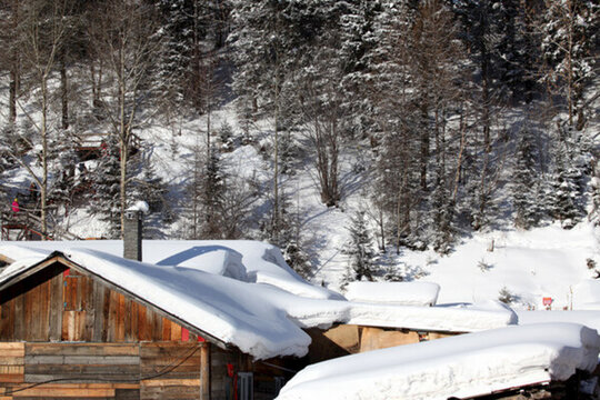 雪鄉(xiāng) 雪景 白雪 鄉(xiāng)愁 鄉(xiāng)村