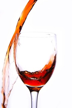 把紅葡萄酒