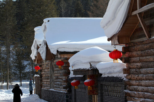 雪鄉(xiāng) 雪景 白雪 鄉(xiāng)愁 鄉(xiāng)村
