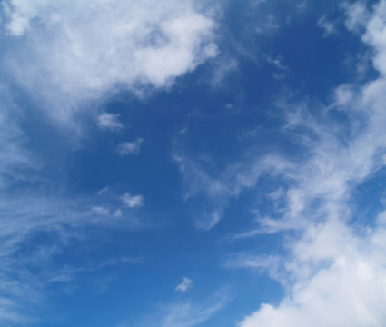 白云的天空