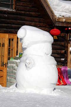 雪雕 雕塑 雪鄉(xiāng) 冰雪藝術(shù) 雪