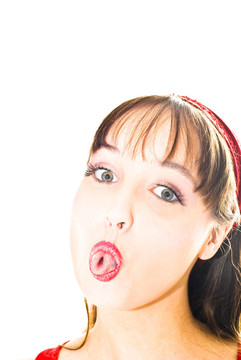 年輕的女人