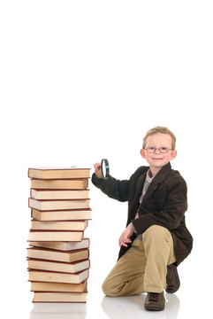 書中的小男孩