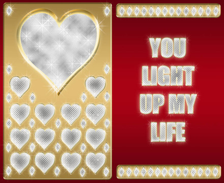 你照亮我的生命。