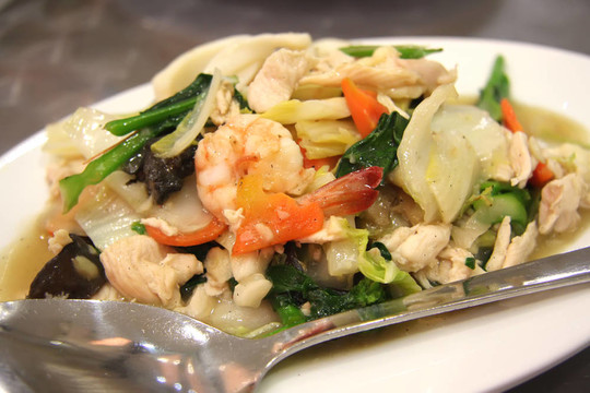 中國(guó)的炒蔬菜