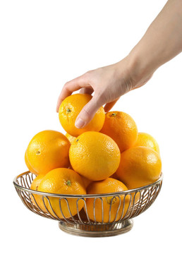 橙色籃子