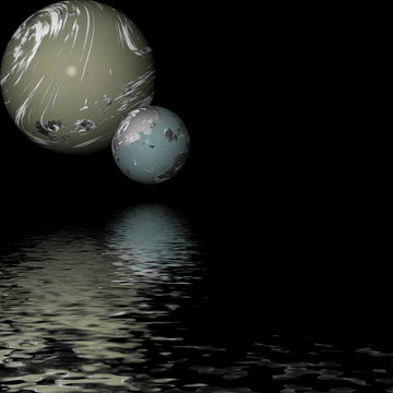 水上的星星