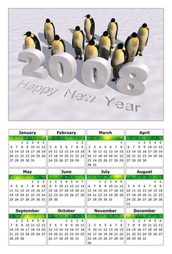 日歷2008