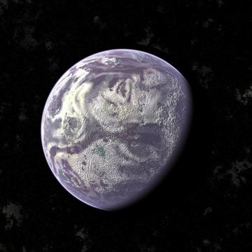紫色的星球