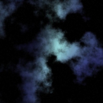 多云和星星的夜晚