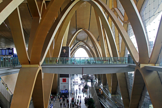 昆明新機(jī)場(chǎng) 航站樓內(nèi)景