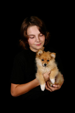 男孩和His Dog