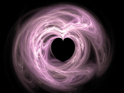 情人的愛；分形的心