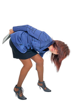 亞洲辦公室的女人