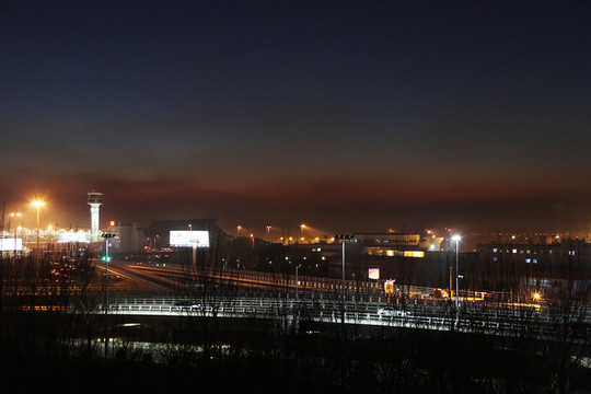 沈陽機場夜景