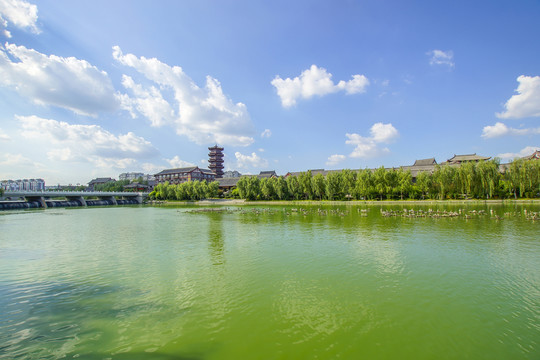 碧水藍(lán)天青州風(fēng)光