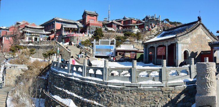 泰山冬日風(fēng)光