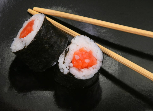 壽司和筷子