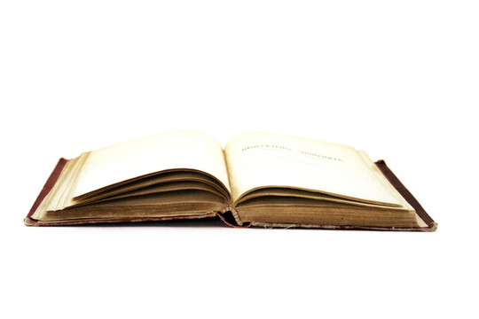 打開的書