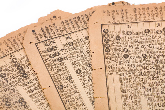 古董中國書頁