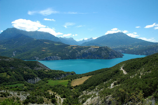美麗的高山湖泊
