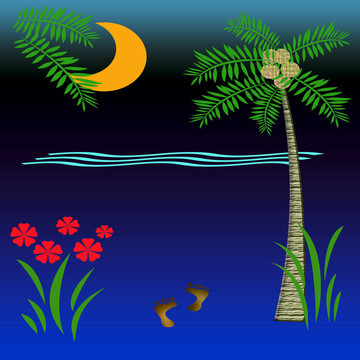 熱帶海灘度假