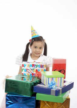 過(guò)生日的女孩