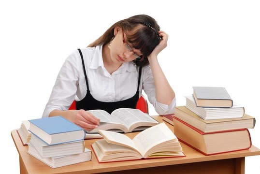 女孩的書