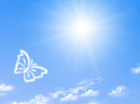 春天的天空