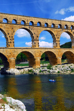 Pont du Gard在法國南部
