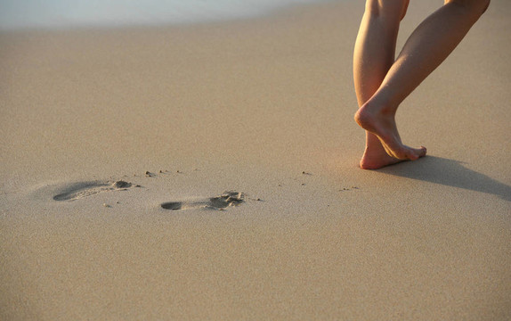 Beach腳印