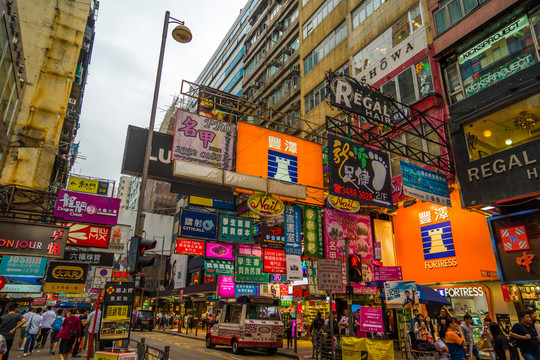香港旺角街景