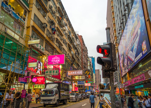 香港旺角街景