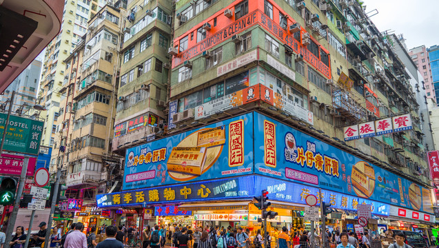 香港旺角街景