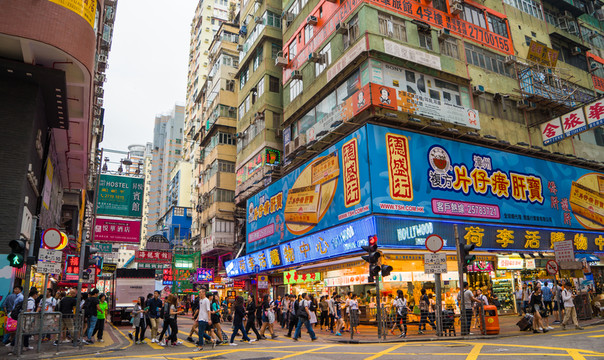 香港旺角街景