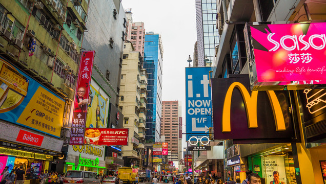 香港旺角街景