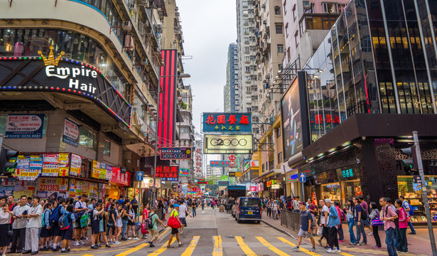香港旺角街景