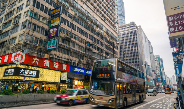 香港旺角街景