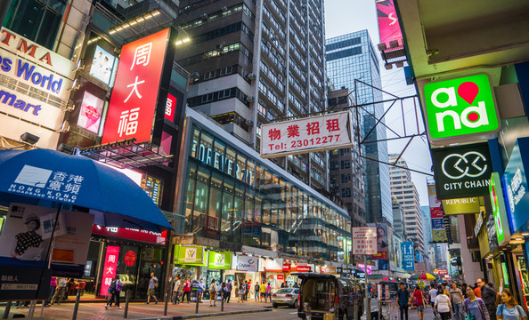 香港旺角街景