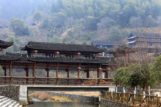 地筍苗寨 湘西 少數(shù)名族 山寨
