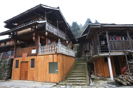 地筍苗寨 湘西 少數(shù)名族 山寨