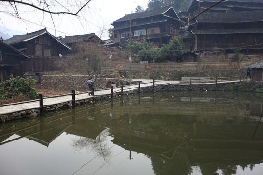地筍苗寨 湘西 少數(shù)名族 山寨